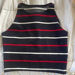 American Apparel Red White and blue tank top